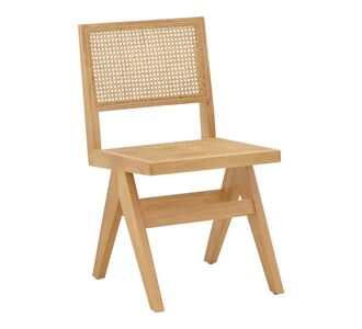 Καρέκλα Winslow pakoworld φυσικό rubberwood 45x56x82εκ |  Καρέκλες στο espiti