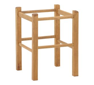 Σκαμπό καφενείου Oligor pakoworld μασίφ ξύλο οξιάς λούστρο καρυδί 34x34x47εκ |  Σκαμπώ στο espiti