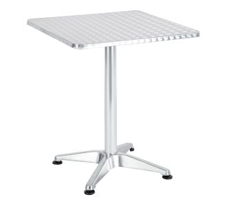 Τραπέζι Lazo pakoworld χρωμίου αλουμίνιο 60x60x70εκ |  Τραπέζια κήπου στο espiti