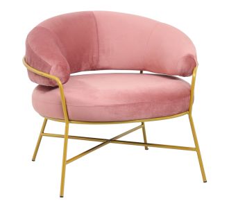 Πολυθρόνα Malu pakoworld βελούδο σάπιο μήλο-πόδι χρυσό μέταλλο 84x79x76εκ |  Πολυθρόνες σαλονιού στο espiti