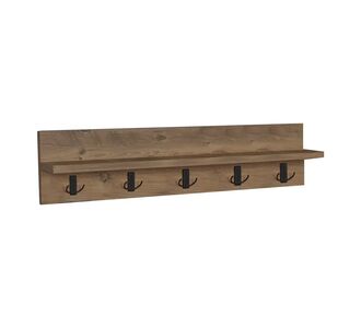 Κρεμάστρα τοίχου Esform pakoworld oak μελαμίνης 80x11x18εκ |  Καλόγεροι -Κρεμάστρες στο espiti