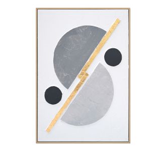 Πίνακας σε καμβά Geometric Inart 52x4.5x72εκ |  Πίνακες στο espiti