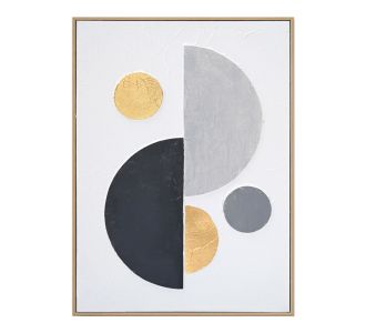 Πίνακας σε καμβά Geometric I Inart 52x4.5x72εκ |  Πίνακες στο espiti