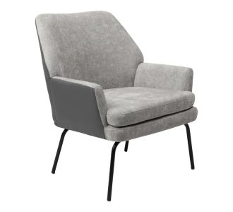 Πολυθρόνα Kieran pakoworld ύφασμα γκρι- πόδι μαύρο 77x69x82.5εκ |  Πολυθρόνες σαλονιού στο espiti