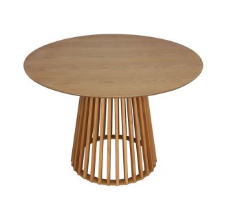 Τραπέζι Domonic pakoworld φυσικό Φ120x75εκ |  Τραπέζια στο espiti