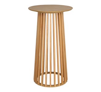 Τραπέζι μπαρ Domonic pakoworld mdf φυσικό Φ60x105εκ |  Τραπέζια στο espiti