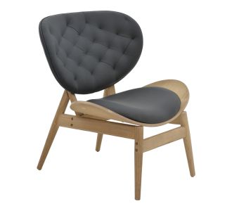 Πολυθρόνα relax Udalle pakoworld μασίφ ξύλο καρυδί-PU μάυρο 77x70x82εκ |  Πολυθρόνες σαλονιού στο espiti