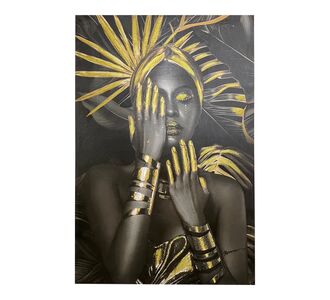 Πίνακας σε καμβά Umone Inart 80x3x120εκ |  Πίνακες στο espiti