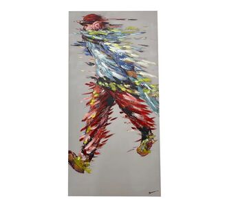 Πίνακας σε καμβά Walking Inart 70x3x140εκ |  Πίνακες στο espiti
