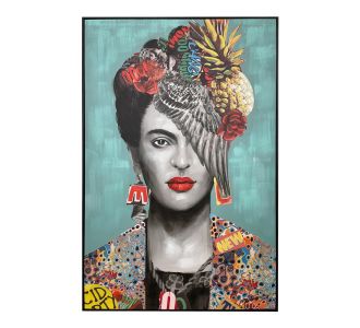 Πίνακας σε καμβά Frilo Inart με πλαίσιο 80x3x120εκ |  Πίνακες στο espiti