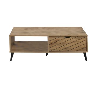 Τραπέζι σαλονιού Thelma pakoworld sonoma μελαμίνης 120x60x41.6εκ |  Τραπεζάκια σαλονιού στο espiti