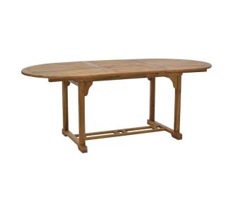 Τραπέζι Sopho pakoworld επεκτεινόμενο φυσικό ξύλο ακακίας 200/150x100x75εκ |  Τραπέζια κήπου στο espiti