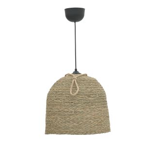 Φωτιστικό οροφής Lamper Inart ψάθινο φυσικό Φ34x87εκ |  Φωτιστικά  στο espiti