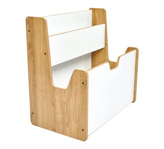 Ραφιέρα Crane pakoworld φυσικό-λευκό mdf 57x34x55εκ |  Παιδικά έπιπλα στο espiti