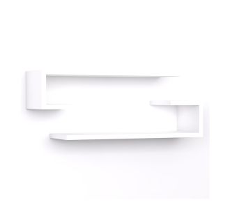 Ραφιέρα τοίχου Eldo pakoworld σετ 2τεμ μελαμίνη σε λευκή απόχρωση 60x19.6x15εκ |  Ντουλάπια στο espiti