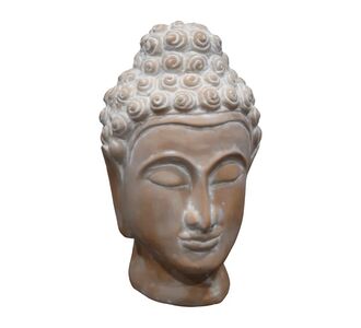 Επιτραπέζιο διακοσμητικό βούδας Rolia Inart γκρι terracotta 16x16x28εκ |  Διακοσμητκά στο espiti