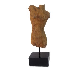 Επιτραπέζιο διακοσμητικό Body Inart φυσιό μάνγκο ξύλο-μέταλλο 14.5x9x38.5εκ |  Διακοσμητκά στο espiti