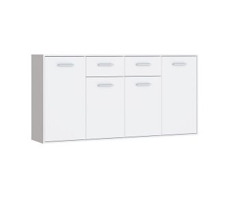 Μπουφές Drepen pakoworld μελαμίνη σε λευκό χρώμα 162.3x34.2x81.7εκ |  Μπουφέδες στο espiti