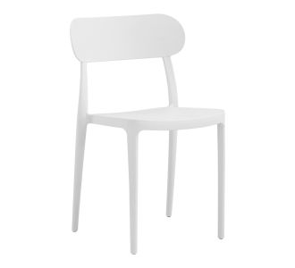 Καρέκλα Amvroan στοιβαζόμενη pakoworld με UV protection λευκό pp 51x49x79.5εκ |  Καναπέδες - Καρέκλες  στο espiti