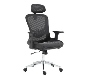 Καρέκλα γραφείου εργασίας Mergi pakoworld μαύρο mesh 62x63x120εκ |  Καρέκλες γραφείου στο espiti