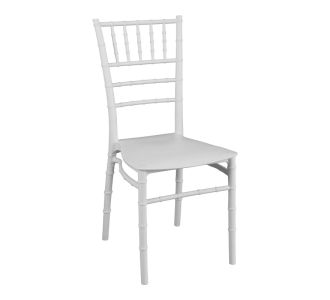 Καρέκλα Tiffany pakoworld pp σε λευκή απόχρωση 40x40x88εκ |  Επιπλα στο espiti