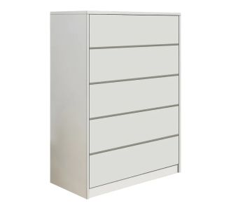 Συρταριέρα Kuanger pakoworld mdf σε λευκή απόχρωση 80x40x109εκ |  Συρταριέρες -Κονσόλες στο espiti