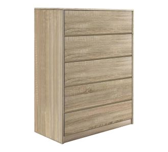 Συρταριέρα Kuanger pakoworld mdf σε φυσική απόχρωση 80x40x109εκ |  Συρταριέρες -Κονσόλες στο espiti
