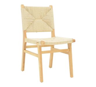 Καρέκλα Arten pakoworld σχοινί-rubberwood σε φυσική απόχρωση 60x55x85εκ |  Καρέκλες στο espiti