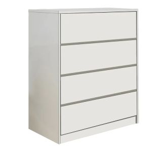 Συρταριέρα Kuanger pakoworld mdf σε λευκή απόχρωση 80x40x80εκ |  Συρταριέρες -Κονσόλες στο espiti