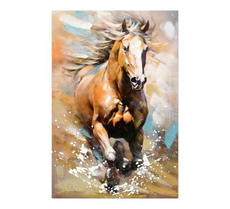 Πίνακας σε καμβά Horse Inart 60x3x90εκ |  Πίνακες στο espiti