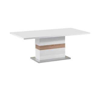 Τραπέζι Zoekrin Inart λευκό mdf 200x100x76εκ |  Τραπέζια στο espiti