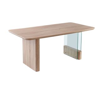 Tραπέζι Faghan pakoworld καφέ mdf 180x90x76εκ |  Τραπέζια στο espiti