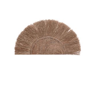 Διακοσμητικό τοίχου Nairone Inart seagrass-abaca σε φυσικό χρώμα 85x105x10εκ |  Διακοσμητκά στο espiti