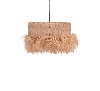 Φωτιστικό οροφής Annhele Inart sisal σε φυσικό χρώμα Φ50x35εκ |  Φωτιστικά  στο espiti