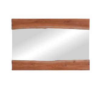 Καθρέπτης Riverine pakoworld teak ξύλο σε φυσική απόχρωση 120x80x4εκ |  Διακοσμητκά στο espiti