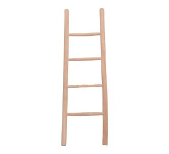 Σκάλα Morjeve pakoworld teak ξύλο σε φυσική απόχρωση 45x6x150εκ |  Διακοσμητκά στο espiti