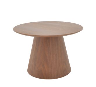 Τραπέζι σαλονιού Kayano pakoworld καρυδί mdf Φ60x40εκ |  Τραπεζάκια σαλονιού στο espiti