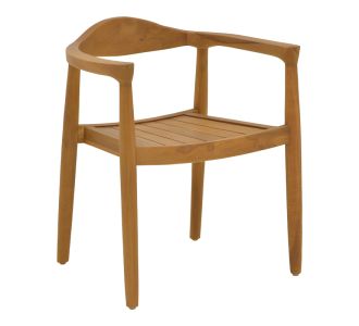 Πολυθρόνα Ganny pakoworld teak ξύλο σε φυσική απόχρωση 59x56x71εκ |  Καρέκλες στο espiti