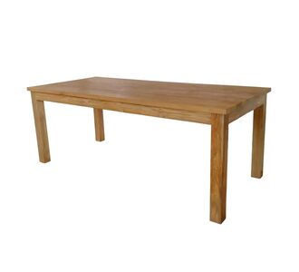 Τραπέζι Wooly pakoworld teak ξύλο σε φυσική απόχρωση 220x90x75εκ |  Τραπέζια κήπου στο espiti