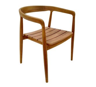 Πολυθρόνα Noody pakoworld teak ξύλο σε φυσική απόχρωση 62x55x75εκ |  Πολυθρόνες κήπου στο espiti