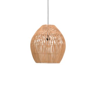 Φωτιστικό οροφής Irden Inart rattan σε φυσική απόχρωση Φ50x40εκ |  Φωτιστικά  στο espiti