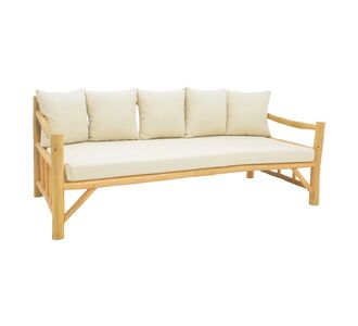 Καναπές Roziana pakoworld φυσικό teak ξύλο 210x100x80εκ |  Καναπέδες - Καρέκλες  στο espiti