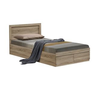 Κρεβάτι Olympus pakoworld με συρτάρι σε φυσική απόχρωση 100x200εκ |  Κρεβάτια στο espiti