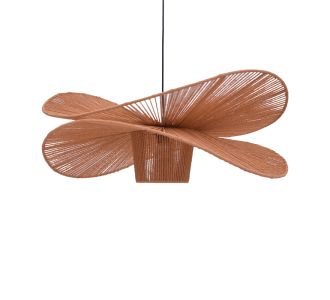 Φωτιστικό οροφής Flibo Inart Ε27 μπαμπού σε φυσική απόχρωση Φ70x26εκ |  Φωτιστικά  στο espiti