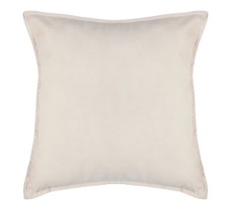 Μαξιλάρι διακοσμητικό Glober pakoworld ύφασμα σε ιβουάρ απόχρωση 45x45εκ |  Πουφ στο espiti
