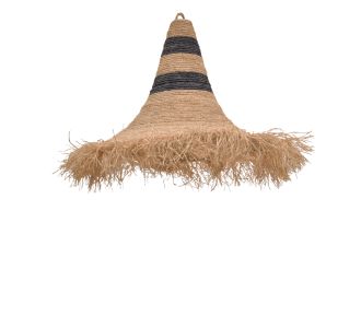 Φωτιστικό οροφής Herbon Inart ψάθα σε φυσική απόχρωση 100x100x81εκ |  Φωτιστικά  στο espiti