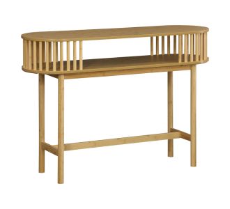 Κονσόλα Nodial pakoworld MDF/Bamboo σε φυσική απόχρωση 120x39x85εκ |  Συρταριέρες -Κονσόλες στο espiti