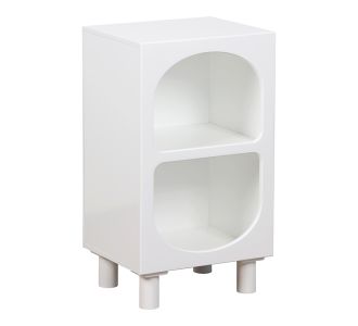 Κομοδίνο Emersi pakoworld MDF σε λευκή απόχρωση 40x32x70εκ |  Κομοδίνα στο espiti