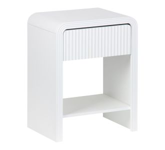 Κομοδίνο Zeplen pakoworld MDF σε λευκή απόχρωση 40x30x53εκ |  Κομοδίνα στο espiti