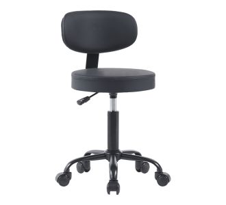 Καρέκλα γραφείου τροχήλατη Mafeshi  pakoworld pu σε μαύρη απόχρωση 45x44x70-82εκ |  Καρέκλες γραφείου παιδικές στο espiti